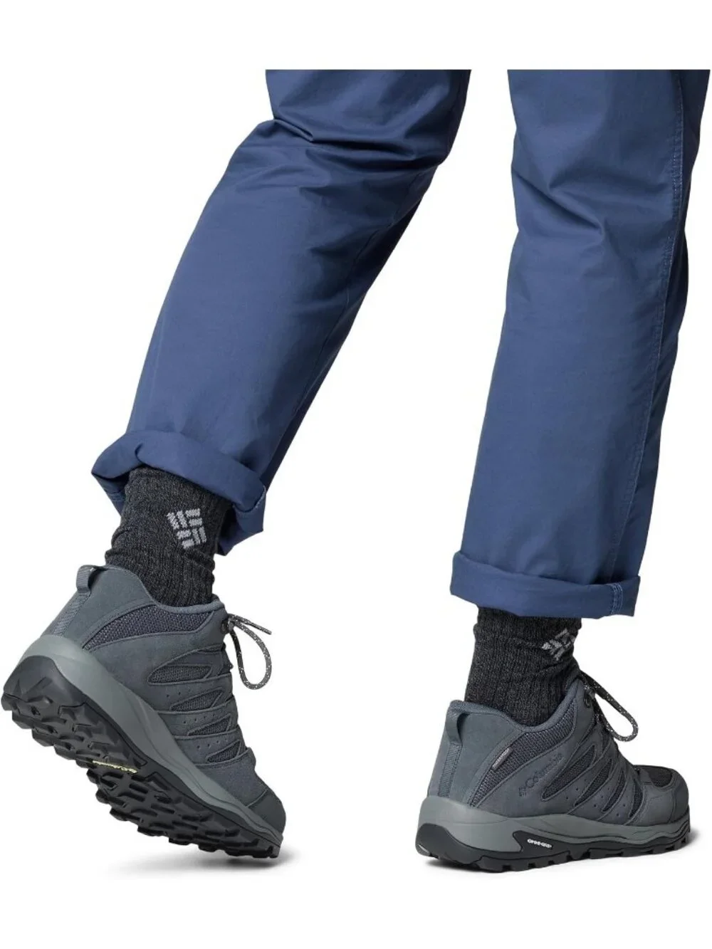 Men's Graphite Waterproof Shoes Solid Low Top Closed Toe Non Slip Hiking Boot